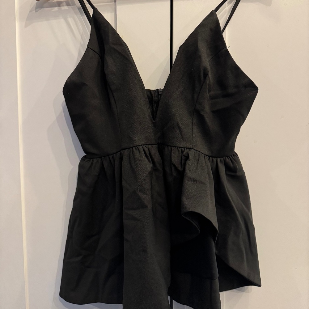 Black evening top